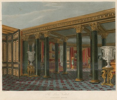 Dolny przedsionek, Carlton House, Londyn autorstwa Charles Wild