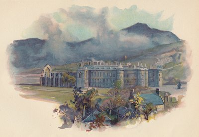 Pałac Holyrood, ok. 1890 autorstwa Charles Wilkinson