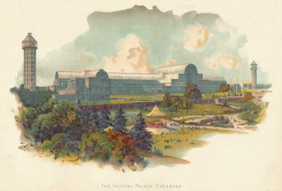 Kryształowy Pałac, Sydenham, ok. 1890 r. autorstwa Charles Wilkinson