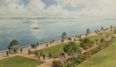 Projekt artysty dla Riverside Drive, Dundee autorstwa Charles William English