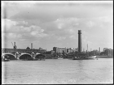 Shot Tower and Lead Works, Belvedere Road, Lambeth, Greater London Authority, 1936. autorstwa Charles William Prickett