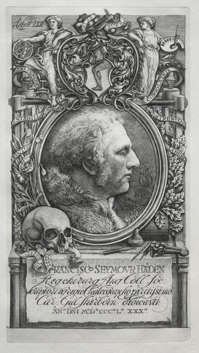 Hadeniana - Portret Sir Francisa Seymoura Hadena autorstwa Charles William Sherborn