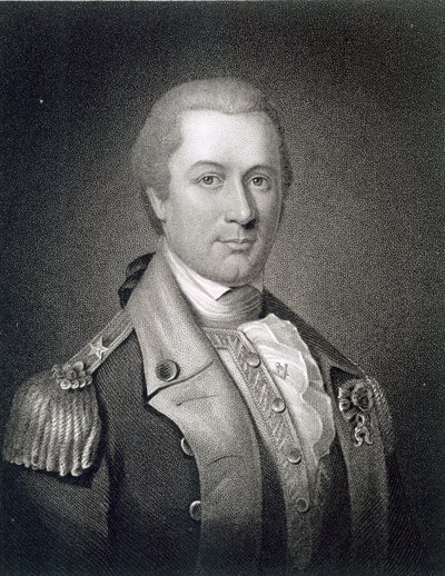 Generał Otho Holland Williams (1749-94) wyryty przez Jamesa Bartona Longacre (1794-1869) autorstwa Charles Willson Peale