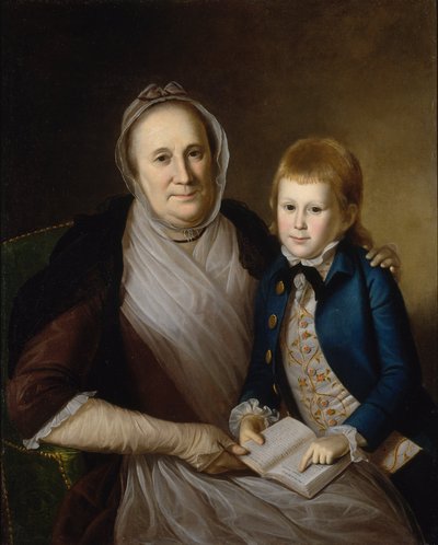 Pani James Smith i wnuk autorstwa Charles Willson Peale