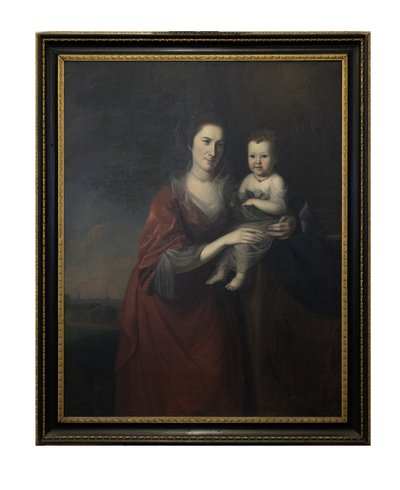 Pani Mary Norris Dickinson i jej córka autorstwa Charles Willson Peale