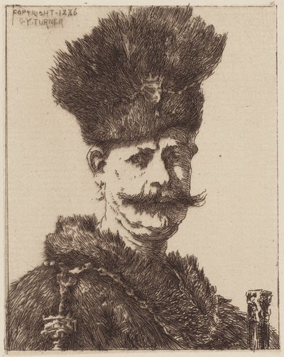 Portret mężczyzny autorstwa Charles Yardley Turner