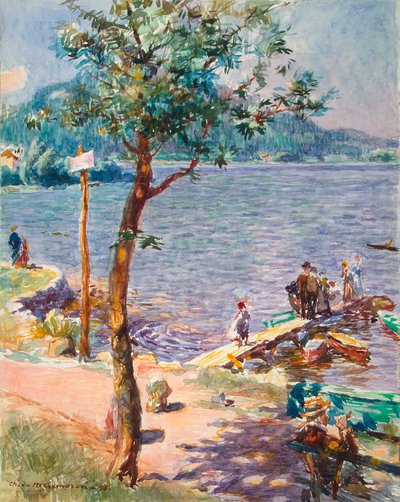 Widok na jezioro, 1893. autorstwa Charles de Meixmoron de Dombasle