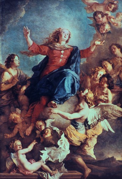 Wniebowzięcie Najświętszej Marii Panny, XVII i XVIII w. autorstwa Charles de la Fosse