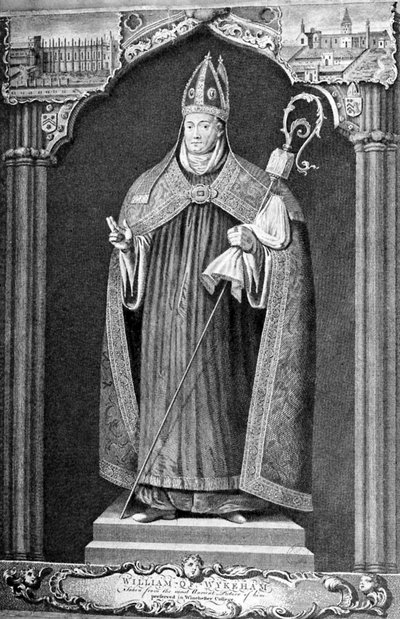 Wilhelm z Wykeham autorstwa Charles the Elder Grignion