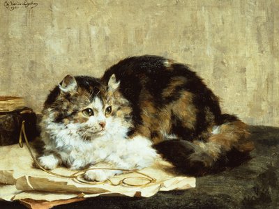 Kot pręgowany autorstwa Charles van den Eycken