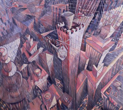 Śródmieście Manhattan Gradobicie, 1995 autorstwa Charlotte Johnson Wahl