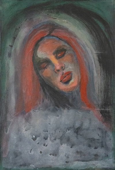 Tajemniczy portret rudowłosej kobiety autorstwa Charlotte Olsson