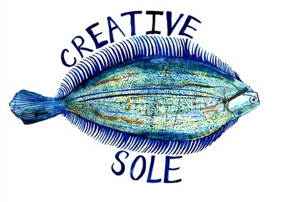 Creative Sole, 2019 (pióro, tusz i akwarela) autorstwa Charlotte Orr