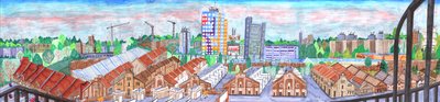 Storkower straße, 2017 (pędzelki) autorstwa Charlotte Orr
