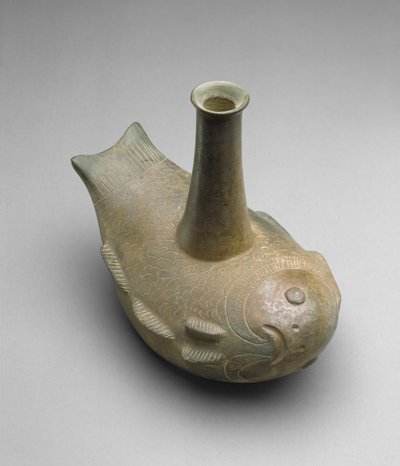 Naczynie Rybne, 450-200 pne (ceramika nacinana) autorstwa Chavin Chavin