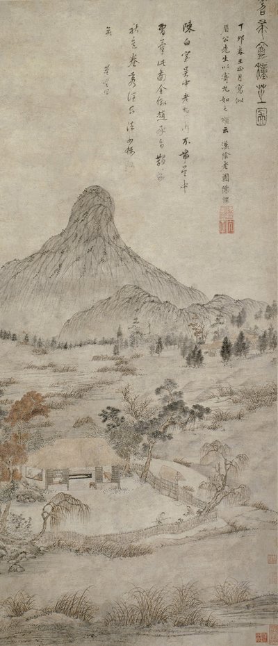 Sadzenie pachnących grzybów w Tiaozhou w dynastii Ming autorstwa Chen Guan