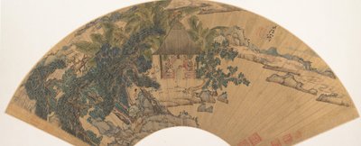 Krajobraz, połowa XVII wieku. autorstwa Chen Hongshou