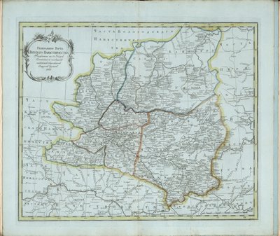 Ogólna mapa Gubernatorstwa Wiackiego, 1791 r. autorstwa Chernoi