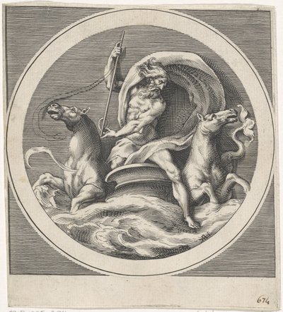 Neptun Bogowie i Boginie (kopie) (tytuł serii) autorstwa Cherubino Alberti (possibly)