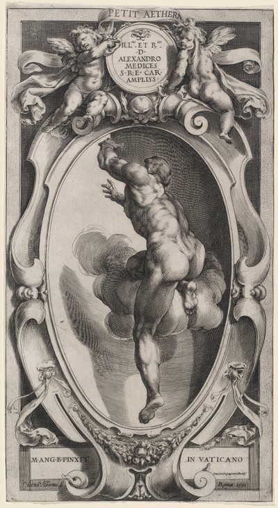 Błogosławiony Duch autorstwa Cherubino Alberti after Michelangelo