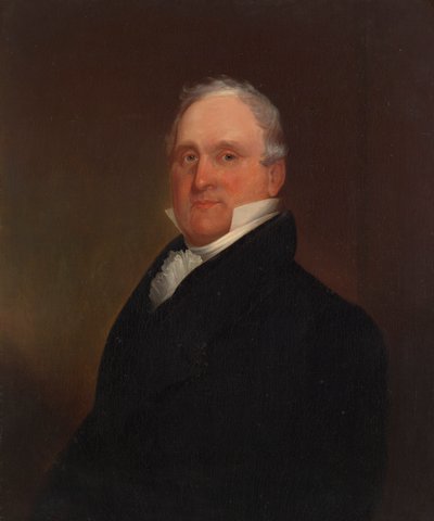 Czcigodny James Lanman (1769-1841), B.A. 1788, MA 1791 autorstwa Chester Harding