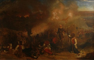 Bitwa pod Tubabecelong, 1866 autorstwa Chevalier Louis William Desanges