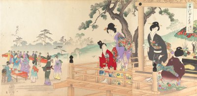 Chiyoda Castle Album of Women, 1895., 1895. autorstwa Chikanobu Yoshu
