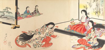 Chiyoda Castle Album of Women, 1895., 1895. autorstwa Chikanobu Yoshu
