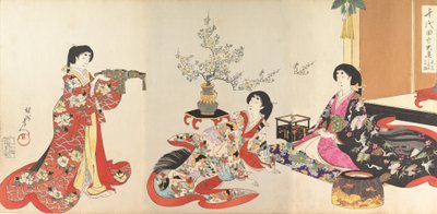 Chiyoda Castle Album of Women, 1895., 1895. autorstwa Chikanobu Yoshu