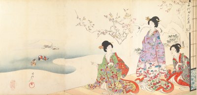 Chiyoda Castle Album of Women, 1895., 1895. autorstwa Chikanobu Yoshu