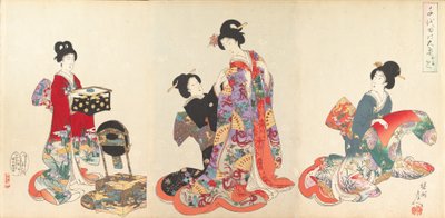 Chiyoda Castle Album of Women, 1895., 1895. autorstwa Chikanobu Yoshu