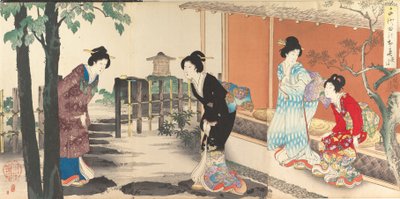 Chiyoda Castle Album of Women, 1895., 1895. autorstwa Chikanobu Yoshu