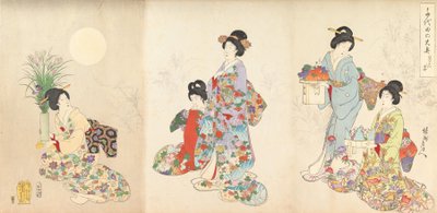 Chiyoda Castle Album of Women, 1895., 1895. autorstwa Chikanobu Yoshu