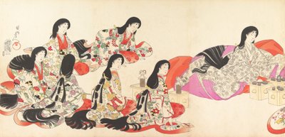 Chiyoda Castle Album of Women, 1895., 1895. autorstwa Chikanobu Yoshu