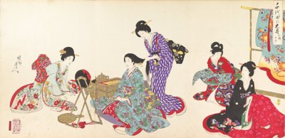 Chiyoda Castle Album of Women, 1895., 1895. autorstwa Chikanobu Yoshu