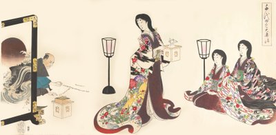 Chiyoda Castle Album of Women, 1895., 1895. autorstwa Chikanobu Yoshu