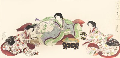 Chiyoda Castle Album of Women, 1895., 1895. autorstwa Chikanobu Yoshu