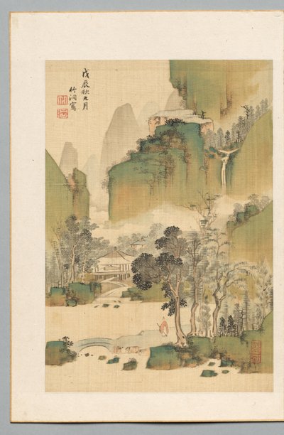Krajobraz, 1808. autorstwa Chikuto Nakabayashi