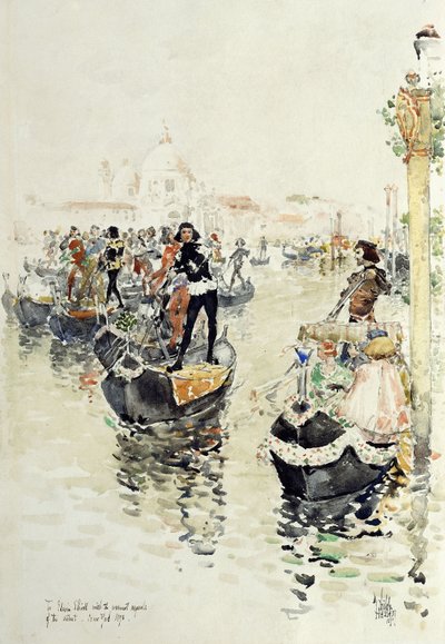 Regaty weneckie autorstwa Childe Frederick Hassam