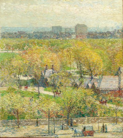 Przez park autorstwa Childe Frederick Hassam
