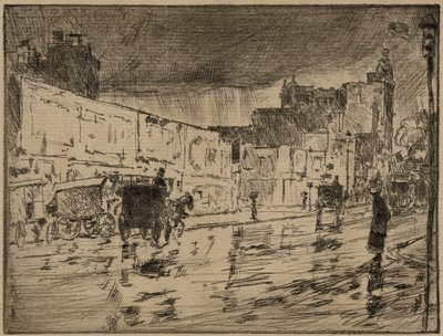 Billboardy, Nowy Jork autorstwa Childe Frederick Hassam