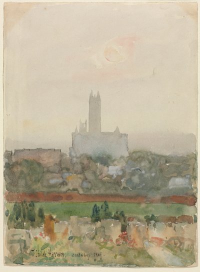 Katedra w Canterbury autorstwa Childe Frederick Hassam