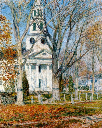Kościół w Starej Lyme autorstwa Childe Frederick Hassam