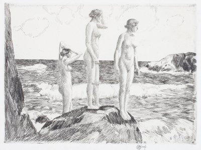 Kąpiele głębinowe autorstwa Childe Frederick Hassam