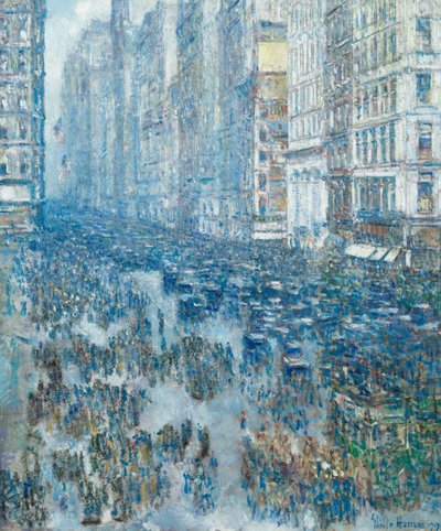 Piąta aleja autorstwa Childe Frederick Hassam