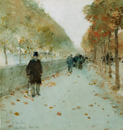 Quai du Louvre autorstwa Childe Frederick Hassam