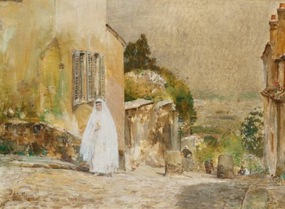 Wiosenny poranek, rue Mont. Cenis, Montmartre autorstwa Childe Frederick Hassam