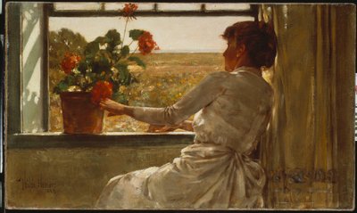 Letni wieczór autorstwa Childe Frederick Hassam