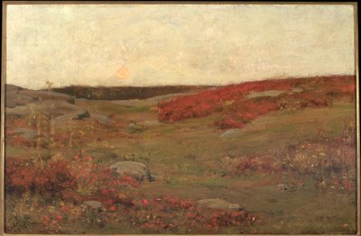 Wschód słońca, jesień, ok.1885 (olej na płótnie) autorstwa Childe Frederick Hassam