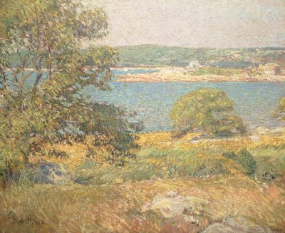 Wyspa Dziesięciu Funtów, c.1896-99 (olej na płótnie) autorstwa Childe Frederick Hassam
